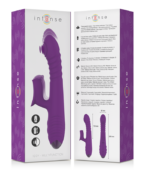 INTENSE - VIBRATEUR RECHARGEABLE MULTIFONCTION IGGY UP & DOWN AVEC STIMULATEUR CLITORAL VIOLET