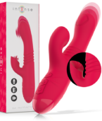 INTENSE - VIBRATEUR UP & DOWN RECHARGEABLE MULTIFONCTION DUA AVEC LANGUE ROUGE