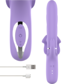 INTENSE - VIBRATEUR RECHARGEABLE MULTIFONCTION BILLIE ASPIRATION ET PULSATION VIOLET