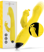 INTENSE - VIBRATEUR MULTIFONCTION TOKY UP & DOWN AVEC STIMULATEUR CLITORAL JAUNE