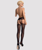 OBSESSIVE - S206 COLLANTS PORTE JARRETELLES NOIRE S/M/L