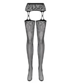 OBSESSIVE - S206 COLLANTS PORTE JARRETELLES NOIRE S/M/L