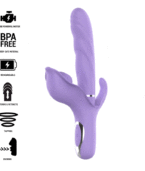 INTENSE - VIBRATEUR RECHARGEABLE MULTIFONCTION BILLIE ASPIRATION ET PULSATION VIOLET