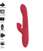 INTENSE - VIBRATEUR UP & DOWN RECHARGEABLE MULTIFONCTION DUA AVEC LANGUE ROUGE