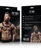 FETISH SUBMISSIVE ATTITUDE - HARNAIS DE SPORT AJUSTABLE EN NÉOPRÈNE POUR HOMMES