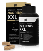 BLACK BULL - MAX PENIS XXL FORCE + PUISSANCE POUR HOMMES 60 COMPRIMES