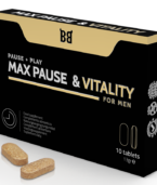 BLACK BULL - RETARDATEUR DE PAUSE MAXIMALE ET DE VITALITÉ POUR HOMMES 10 GÉLULES