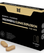 BLACK BULL - VIGORMEN & CLIMAX EXPLOSION PLUS GRAND PLAISIR POUR HOMMES 10 GÉLULES