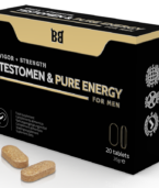 BLACK BULL - TESTOMEN & PURE ENERGY ENHANCER POUR HOMMES 20 GÉLULES