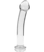 NEBULA SERIES BY IBIZA - MODÈLE 11 GODE EN VERRE BOROSILICATE CLAIR 16 CM -O- 3 CM