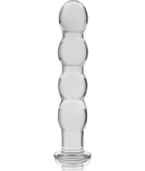 NEBULA SERIES BY IBIZA - MODÈLE 10 GODE EN VERRE BOROSILICATE CLAIR 16.5 CM -O- 3.5 CM