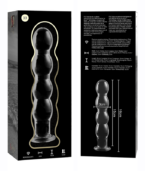 NEBULA SERIES BY IBIZA - MODÈLE 10 GODE EN VERRE BOROSILICATE CLAIR 16.5 CM -O- 3.5 CM