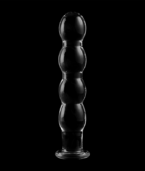 NEBULA SERIES BY IBIZA - MODÈLE 10 GODE EN VERRE BOROSILICATE CLAIR 16.5 CM -O- 3.5 CM