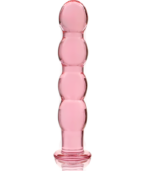 NEBULA SERIES BY IBIZA - MODÈLE 10 GODE EN VERRE BOROSILICATE ROSE 16.5 CM -O- 3.5 CM