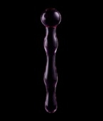 NEBULA SERIES BY IBIZA - MODÈLE 13 GODE EN VERRE BOROSILICATE ROSE 18 CM -O- 3.5 CM