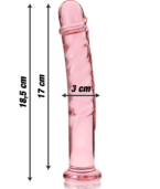 NEBULA SERIES BY IBIZA - MODÈLE 16 GODE EN VERRE BOROSILICATE ROSE 18.5 CM -O- 3 CM