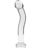 NEBULA SERIES BY IBIZA - MODÈLE 18 GODE EN VERRE BOROSILICATE CLAIR 18.5 CM -O- 3.5 CM