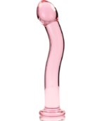 NEBULA SERIES BY IBIZA - MODÈLE 18 GODE EN VERRE BOROSILICATE ROSE 18.5 CM -O- 3.5 CM