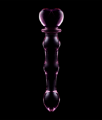 NEBULA SERIES BY IBIZA - MODÈLE 21 GODE EN VERRE BOROSILICATE ROSE 20.5 CM -O- 3.5 CM