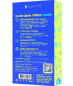 B SWISH - VIBRATEUR RECHARGEABLE BCUTE CURVE INFINITE CLASSIQUE BLEU SILICONE