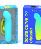 B SWISH - VIBRATEUR RECHARGEABLE BCUTE CURVE INFINITE CLASSIQUE BLEU SILICONE