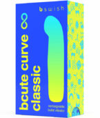 B SWISH - VIBRATEUR RECHARGEABLE BCUTE CURVE INFINITE CLASSIQUE BLEU SILICONE