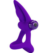 PRETTY LOVE - ANNEAU VIBRATEUR 10 VIBRATIONS SILICONE VIOLETTE