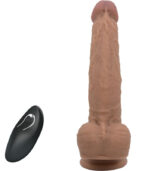 PRETTY LOVE - GODE EN SILICONE JONATHAN 3 VIBRATIONS + 3 MESURES DINSERTION TÉLÉCOMMANDE 21 CM