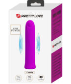 PRETTY LOVE - VIBRATEUR CURTIS MINI SUPER POWER 12 VIBRATIONS EN SILICONE VIOLETTE