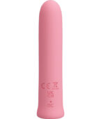 PRETTY LOVE - VIBRATEUR CURTIS MINI SUPER POWER 12 VIBRATIONS EN SILICONE ROSE