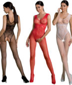 PASSION - BODYSTOCKING ECO COLLECTION ECO BS003 ROUGE