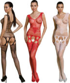 PASSION - BODYSTOCKING ECO COLLECTION ECO BS014 NOIR