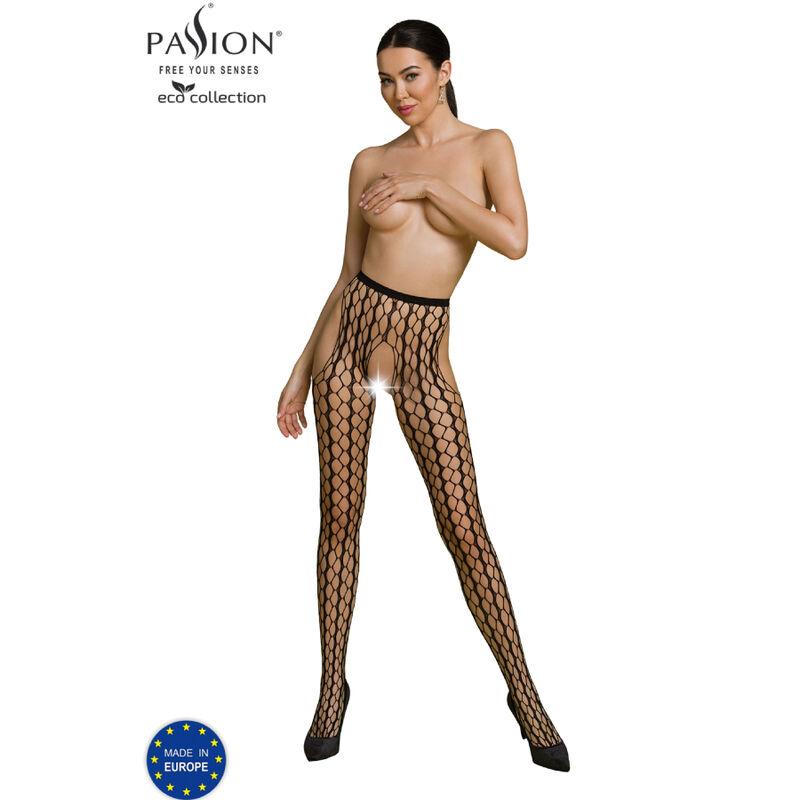 PASSION - BODYSTOCKING ECO COLLECTION ECO S007 NOIR