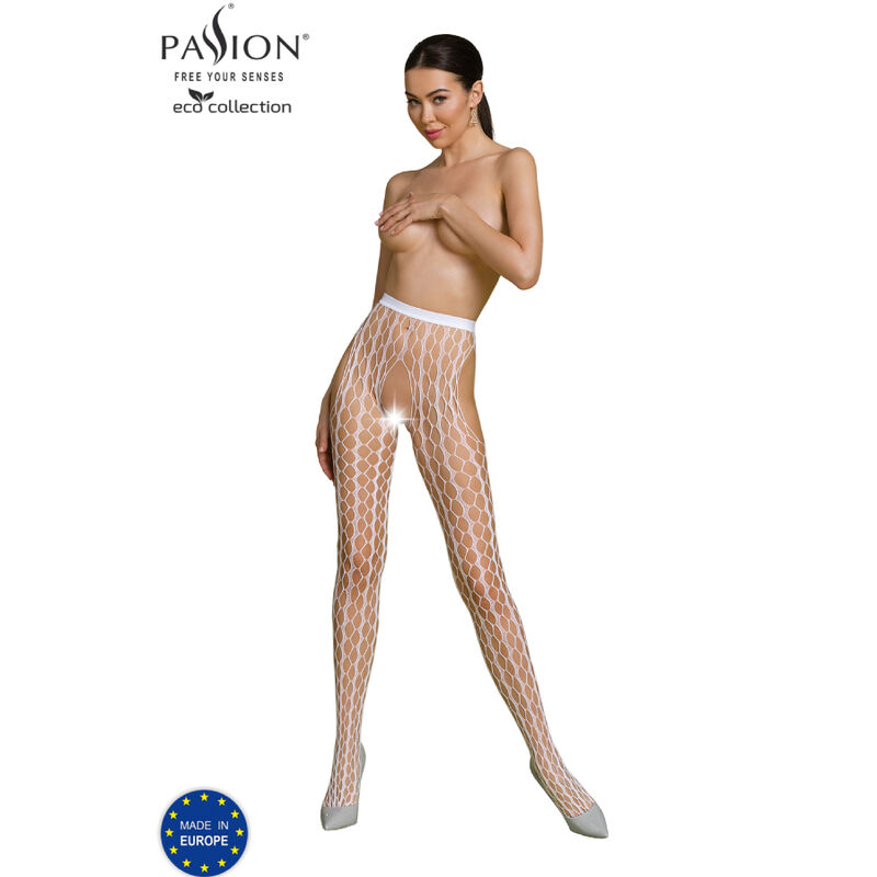 PASSION - BODYSTOCKING ECO COLLECTION ECO S007 BLANC