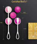 G-VIBE - SET 5 BOULES DE GEISHA3 ROSE