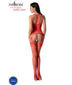 PASSION - BS095 BODYSTOCKING ROUGE TAILLE UNIQUE