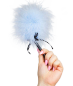 SECRETPLAY - DUSTER MARABOU BLEU CLAIR