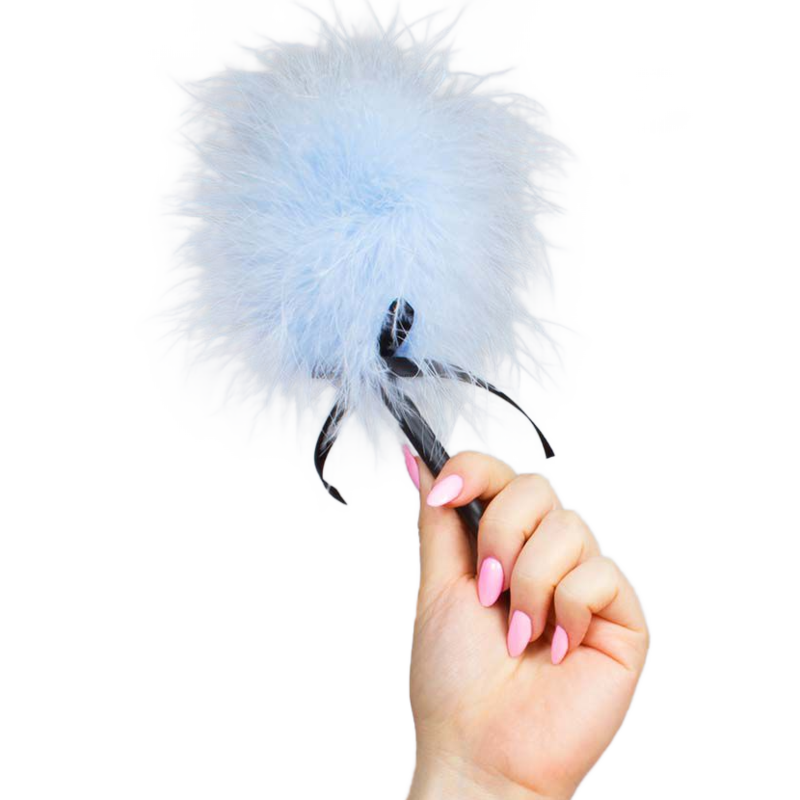 SECRETPLAY - DUSTER MARABOU BLEU CLAIR