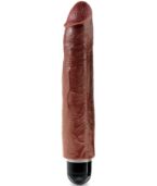 KING COCK - VIBRATEUR PÉNIS RÉALISTE 25.6 CM MARRON