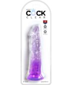 KING COCK - CLEAR PÉNIS RÉALISTE 19.7 CM VIOLET