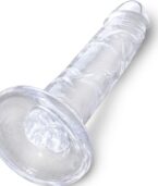 KING COCK - CLEAR PÉNIS RÉALISTE 15.5 CM TRANSPARENT