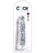 KING COCK - PÉNIS RÉALISTE CLAIR 19.7 CM TRANSPARENT