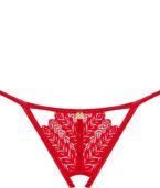 OBSESSIVE - STRING INGRIDIA CROCHLESS ROUGE XS/S