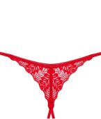 OBSESSIVE - STRING INGRIDIA CROCHLESS ROUGE XS/S