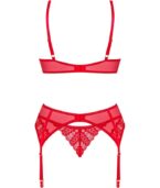 OBSESSIVE - INGRIDIA ENSEMBLE TROIS PIÈCES ROUGE XS/S