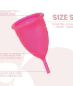 INTIMICHIC - COUPE MENSTRUELLE EN SILICONE MÉDICALE - TAILLE S