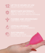 INTIMICHIC - COUPE MENSTRUELLE EN SILICONE MÉDICALE - TAILLE S