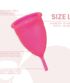 INTIMICHIC - COUPE MENSTRUELLE EN SILICONE MÉDICALE - TAILLE L