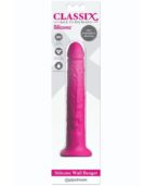 CLASSIX - GODE EN SILICONE WALL BANGER 15 CM ROSE