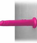 CLASSIX - GODE EN SILICONE WALL BANGER 15 CM ROSE